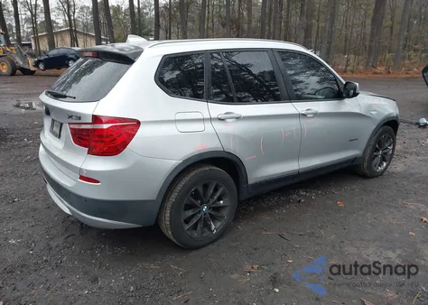 2013 BMW X3 xDrive28I from USA, damaged, VIN 5UXWX9C56D0A23050